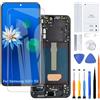 H&LYCYJ Display Schermo per Samsung S22 Plus TFT nero con cornice | Senza impronte digitali,Wear toolkit，TFT LCD，Display HD，Sostituire lo schermo，Per i modelli:S906B S906B/DS S906U