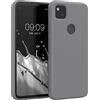kwmobile Custodia Compatibile con Google Pixel 4a Cover - Back Case per Smartphone in Silicone TPU - Protezione Gommata - stone dust