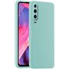 HULLIN Custodia per Telefono in Silicone Colorato, Adatta per HUAWEI P30 (6.1) - Ciano chiaro