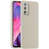 HULLIN Custodia per Telefono in Silicone Colorato, Adatta per Samsung Galaxy Note20 (6.7) - Bianco antico