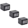 vhbw 3x batteria sostituisce Panasonic VW-VBT380, VW-VBT190 per videocamera camcorder (3200mAh, 3,6V, Li-Ion) con infochip