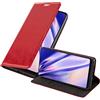 Cadorabo Custodia Libro per Xiaomi Mi MIX 2S in ROSSO MELA - con Vani di Carte, Funzione Stand e Chiusura Magnetica - Portafoglio Cover Case Wallet Book Etui Protezione
