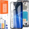 Arbilato Schermo LCD per Samsung Galaxy S21 5G G991 Display Touch Screen Sostituzione Digitizer Assembly con strumenti (nero con cornice, senza impronte digitali)