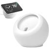 Generic Supporto da scrivania magnetico per caricabatterie wireless in silicone Base di supporto per telefono portatile per uso desktop | Organizer di ricarica compatto compatibile con cavo di ricarica