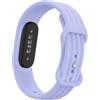 GIOPUEY Cinturini Compatibile con Google Fitbit Air, Morbido Silicone Cinturino [Resistente all'Usura] [Traspirante] - Light Purple