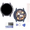 Generic Schermo LCD di visualizzazione per Xiaomi Watch S1 Active Schermo Touch inVetro assemblato di Ricambio + Strumenti (con Cornice Nero)