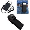 Geon Fodero Cellulare Cintura - Holster Compatibile con Smartphone e PDA | V2/V2S/V2 Pro, Clip Posteriore per Porta Telefono Cintura, Tracolla Regolabile o Marsupio Uomo, Borsa da Lavoro, PDA