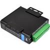 Waveshare 8-Channel RS485 to RJ45 Ethernet Serial Server, Independent Operation, Rail-Mount Isolated Module, Bi-Directional Transmission, Modbus Gateway for Industrial Use, Transparent Communication