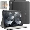 JETech Cover Business per iPad Air 11 M4/M3/M2, Air 5/4, Grigio Siderale | Custodia per iPad Air 11 (2026-2024) & Air 10,9 (2022/2020), Design in Pelle PU, Porta Pencil e Tasca, Visione Multi-Angolo