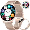 BENYAR SMART smartwatch donna 1.43 AMOLED ultra sottile smartwatch con chiamate Bluetooth, salute delle donne, IP68 impermeabile, 120+ modalità sportive, contapassi, Fitness Tracker per iOS Android