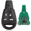 Pro-Plip ProPlip - Chiave completa con elettronica da programmare, compatibile con Saab 93 95 9.3 9.4 WF 434MHz ID46 telecomando 4 pulsanti Vergine