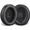 Lukvcoe Cuscinetti auricolari di ricambio per cuffie Anker Soundcore Life Q30/Q35 - Cuscinetti auricolari con morbida pelle proteica, schiuma isolante dal rumore