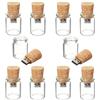 Fenglangrong 10 Pezzi 16 GB USB Flash Drive Drift Bottle chiavette USB Chiave USB Pendrive per matrimonio, amici, famiglia,Regali aziendali per computer, audio per auto, ecc