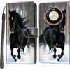 Haninsuze Cover per Honor Magic6 Lite 5G, Portafoglio PU Pelle, Cavallo | Interno TPU Antiurto, Anti-Graffio, Fessura per Schede, Supporto Stand, Design Libro, Flip