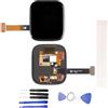 Generic Schermo LCD di visualizzazione per Xiaomi Redmi Watch 3 Schermo Touch inVetro assemblato di Ricambio + Strumenti (Nero)