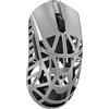 CutiePcs WLMOUSE - Mouse da gioco in magnesio ultra leggero da 39 g, con polling 8K, sensore PAW3950 HS, 750 IPS, lato ventilato e lato chiuso, interruttore OM & TTC (argento (lato ventilato OM)