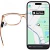 tag8 Dolphin Smart Spec Finder Eyewear Tracker per Apple, iOS, compatto Bluetooth Tracker per individuare gli occhiali, ricaricabile