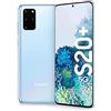 Samsung Galaxy S20+ Smartphone, 5G, Display 6.7 Dynamic AMOLED 2X, 4 Fotocamere Posteriori, 128 GB Espandibili, RAM 12 GB, Batteria 4500 mAh, Hybrid SIM/eSIM, Blu
