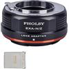 PHOLSY Manuale Adattatore per Lente: Compatibile con Obiettivi Exakta (NON Compatibile con Topcon) e Corpo Fotocamera Nikon Z, Exakta su Z