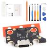 Olivechard Scheda di ricarica di ricambio per Samsung Galaxy Tab A7 10,4 pollici 2020 SM-T500 T505 USB-C Charging Dock PCB USB di ricambio con strumenti (senza cavo flessibile)