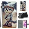 SIENIANLINE Cover per Xiaomi Redmi Note 12s 4G custodia portafoglio Gatto | Chiusura magnetica, Scomparti carte, Funzione supporto, Pelle PU flip cover per Redmi Note 12s 4G