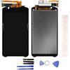 Generic Schermo LCD di visualizzazione per Zebra TC52 TC520K TC57 TC57HO Schermo Touch inVetro assemblato di Ricambio + Strumenti (Nero)