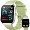 Jugeman Smartwatch Uomo Donna, 1.96 Orologio Smartwatch con Effettua/Risposta Chiamate, 113+Sportive Smart Watch con Contapassi/Cardiofrequenzimetro/Sonno, Impermeabile IP68 Fitness Tracker per Android iOS