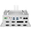 CWWKIPC Mini PC Fanless, Industrial Micro Computer i5 8265U, 6 x COM RS232/RS485/RS422, DIN Rail Embedded PC, 2 x Gigabit LAN, 8GB RAM 256GB NVMe SSD, GPIO, SIM, 4USB, 9-36V