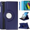 R.SHENGTE Custodia per Samsung Galaxy Tab S6 lite 10.4 Pollici 2020 2022 (SM-P610 P613 P615 P619)- Rotazione di 360 gradi Protettiva Completa Custodia Cover,Con Penna Stilo, Pellicola Schermo (Blue)