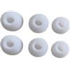 Generic QingXuey - Set di 6 copriauricolari in silicone per Huawei Freebuds 5i/6i, morbidi e confortevoli, riutilizzabili, colore: nero/bianco, S/M/L, set da 3 paia