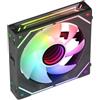 Mars Gaming MF-LINKFINITY Nero, Ventola Modulare PWM 120mm, Sistema di Connessione LINKFINITY, Illuminazione Infinity Mirror ARGB 360°, Ultra-silenzioso 12dB