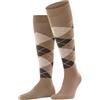 Burlington Edinburgh M Kh lana al ginocchio fantasia 1 paio, Calzini lunghi Uomo, Marrone Brown 5036, 40-46