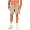 Amazon Essentials Pantaloncini in Cotone Vestibilità Comoda da 20cm con Vita Elasticizzata e Coulisse Uomo, Marrone Kaki, XS