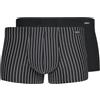 Skiny Herren Pant 2er Pack Micro Multipack Slip, blackstripe Selection, L (Pacco da 2) Uomo