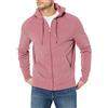Amazon Essentials Felpa Leggera con Cappuccio in French Terry con Zip Integrale vestibilità Comoda Uomo, Rosa, L