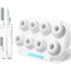 Joremx Gommini di ricambio (4Paia-Per AirPods Pro 1&2-Bianco-XS/S/M/L)