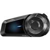 Fodsports FX-S Interfono Moto Singolo, Auricolare Casco Bluetooth 5.4 per 2 Piloti, Sistema di Comunicazione 1000m, Tripla Riduzione Rumore, Stereo HiFi, Vivavoce Musica e Chiamate, Impermeabile