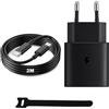 Ysevnotan Caricabatterie Per Samsung, 25W Caricatore Rapido Alimentatore USB C con Cavo Tipo C da 2M per Samsung Galaxy S26 S25 S24 S23 S22 S21 S20 FE Ultra, A57 A56 A55, Tab A11 A11+ A9 A9+ S11 Lite S10 FE+