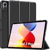 TiMOVO Cover per Xiaomi Redmi Pad 2 Pro 12,1 Pollici 2025, Nero