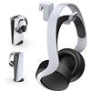 NexiGo Supporto per Cuffie PS5, Design Minimalista, Mini Gancio con Barra di Supporto per Sony Playstation 5, Bianco