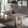 Dmora - Tavolo allungabile Natan, Consolle allungabile fino a 12 posti, Consolle estensibile 100% Made in Italy, cm 160/210x90h75, Rovere
