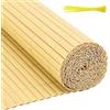 Gimisgu - Recinzione frangivista in polivinilcloruro (PVC) per giardino, resistente agli agenti atmosferici, protezione per balcone con fascette di plastica, triplo rinforzo per copertura del balcone