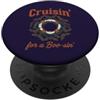 Nautical Haunts Cruisin' for a Boo-sin 'Halloween Bats Salvagente PopSockets PopGrip Adesivo