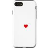 LOVE OF TIMMY HEART PERSONALIZED NAME AP Custodia per iPhone SE (2020) / 7/8 I LOVE HEART TIMMY TIM TIMOTHY NOME SU UNA TEE (TESTO BIANCO)