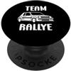 Regalo corse umoristiche Pilota di auto Rally pilota semplice umorismo car race team Rallye PopSockets PopGrip Adesivo