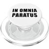 In Omnia Paratus - Latin for Ready for A In Omnia Paratus - Frase latina che significa Pronto a tutto PopSockets PopGrip per MagSafe
