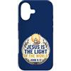 Jesus Is The Light Christian Faith Bible Custodia per iPhone 17 Jesus Is The Light Of The World Shirt John 8:12 Christian