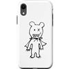 Cute Scary Bear Monster Halloween Appare Custodia per iPhone XR Simpatico mostro orso spaventoso con mantello Halloween