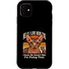 Sphynx Cat Hello I Live Here Too Humor Custodia per iPhone 11 Ciao, vivo anche qui, so che non abbiamo incontrato gatto