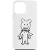 Cute Scary Bear Monster Halloween Appare Custodia per iPhone 13 Pro Max Simpatico mostro orso spaventoso con mantello Halloween